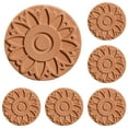 thumbnail image 1 of 6 Pcs Disque d'Assouplisseur et de Conservation de Cassonade - Gardien de Cassonade en Terre Cuite pour Contenants de Rangement Alimentaire / Disque de Contrôle de l'Humidité Réutilisable Alternative Naturelle à l'Assouplissant pour Garder la Cassonade Fraîche, 1 of 5