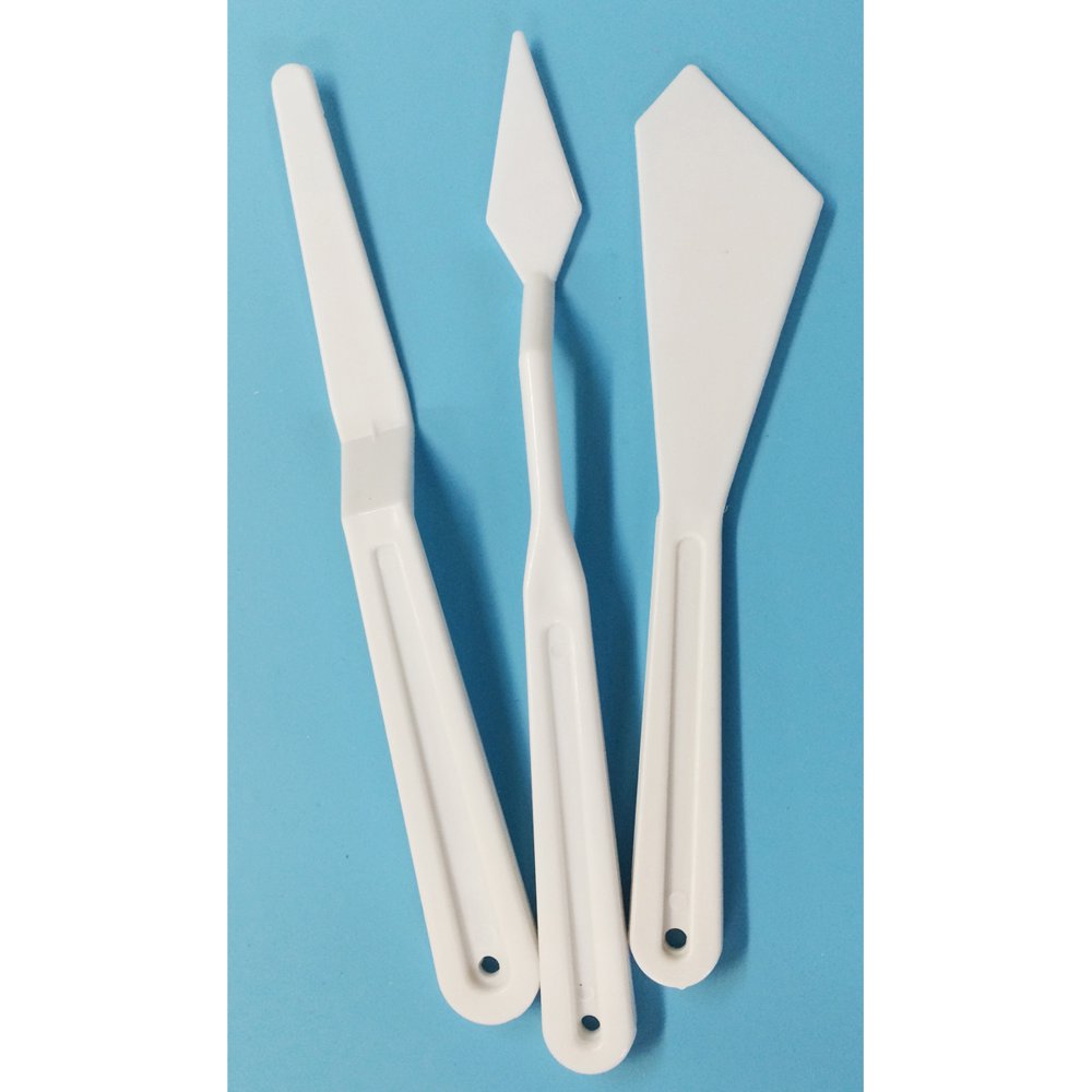 Plastic Palette Knives 3/Pkg