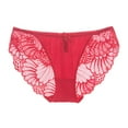 thumbnail image 2 of HUPOM White Underwear Women Underwear High Waist Leisure Tie Comfort Waist Red M, 2 of 3