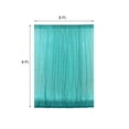 thumbnail image 3 of Efavormart 8ft Turquoise Sequin Photo Booth Backdrop Photography Backdrop With Rod Pockets, 3 of 11