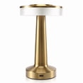 thumbnail image 4 of LED LáMpara de Mesa Recargable TáCtil Comedor Bar Noche PequeñA para Exteriores Decorativa, Dorado, 4 of 10