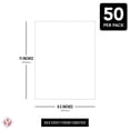 thumbnail image 6 of Pastel Color Card Stock - 65lb Cover - 8 1/2" x 5 1/2" (Half Letter Size) - 50 Sheets Per Pack (Buff), 6 of 6