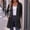 Black women fall winter hoodie cardigan a1, variant on thefmos Women's Fall Winter Hooded Zip Up Front Cardigan Sweaters Casual Open Long Sleeve Loose Coats Solid Pullover Tops for Daily Wear Outerwear, Army Green L