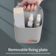 thumbnail image 3 of Cesta de almacenamiento colgante gris de 3 piezas, caja de almacenamiento colgante, organizador de mesita de noche, caja de cesta de almacenamiento colgante para dormitorio, baño, cocina, 3 of 5