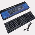 thumbnail image 2 of 1 Set Wired Keyboard and Mouse USB Arabic Letter Keyboard and Computer Mouse, 2 of 5