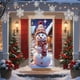 thumbnail image 4 of Uuiauoio Christmas Door Cover Decorations Set with Patterns Holiday Party Festival Scene Hanging Cloth for Front Door Indoor Wall Fireplace Mantel Christmas Tree Background Decor, 4 of 6