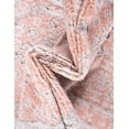 thumbnail image 4 of Unique Loom Aurelia Collection Area Rug - Trajan (5' Round Rose/Black), 4 of 7