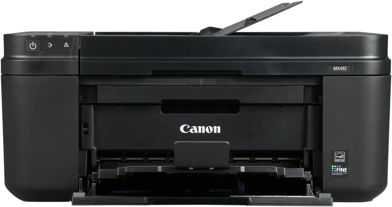 Canon PIXMA MX492 Black Wireless All-In-One Inkjet Printer – Print, Copy, Scan, Fax, Wi-Fi, Compact Design