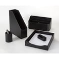 thumbnail image 4 of Realspace Faux Leather Paper Tray Black, 4 of 4