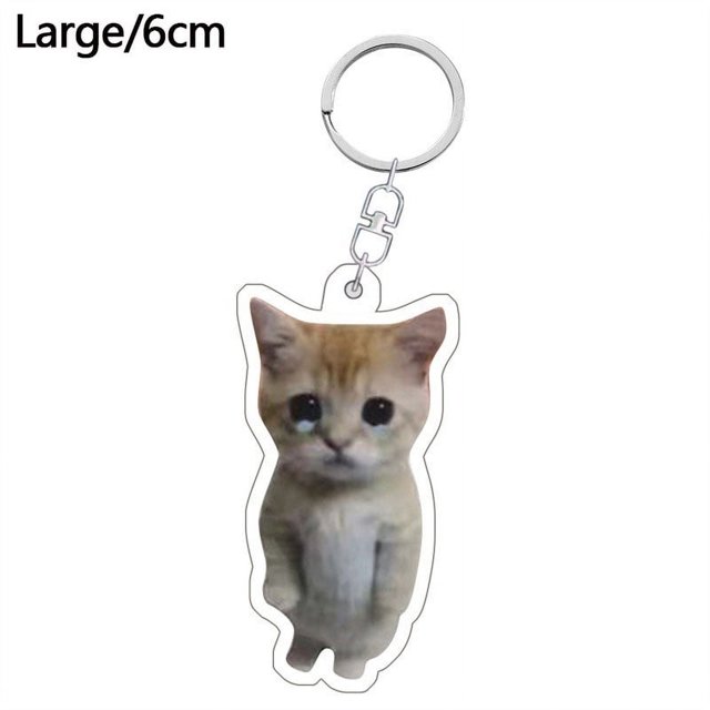3.5/6cm Feliz Plátano Gato Cadena De Teléfono Móvil Regalos De Los Estudiantes El Meme Divertido Colgante Cordón Pequeña Bolsa Accesorios