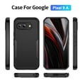 thumbnail image 5 of for Google Pixel 9A Case: Dual Layer Protective Heavy Duty Cell Phone Case Shockproof Rugged Bumper Tough Hand Grip - Military Grade Drop Tested for Google Pixel 9A, Black, 5 of 7