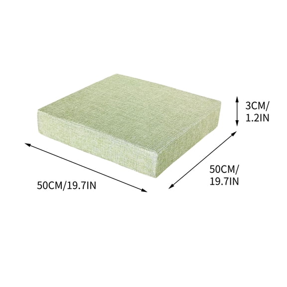 Ycandiee Outdoor Chair Cushions for Patio Furniture, Non Slip Chair Pads for Dining Chairs, Outdoor Cushions for Chairs, Water Resistant Patio Chair Cushions, 19.7"X19.7"
