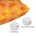 thumbnail image 3 of KLL Fall Maple Leaves Pillow Covers Envelope Closure,Super Soft and Cozy Fuzzy Fleece Pillow Case Cover 14"x20", 3 of 5