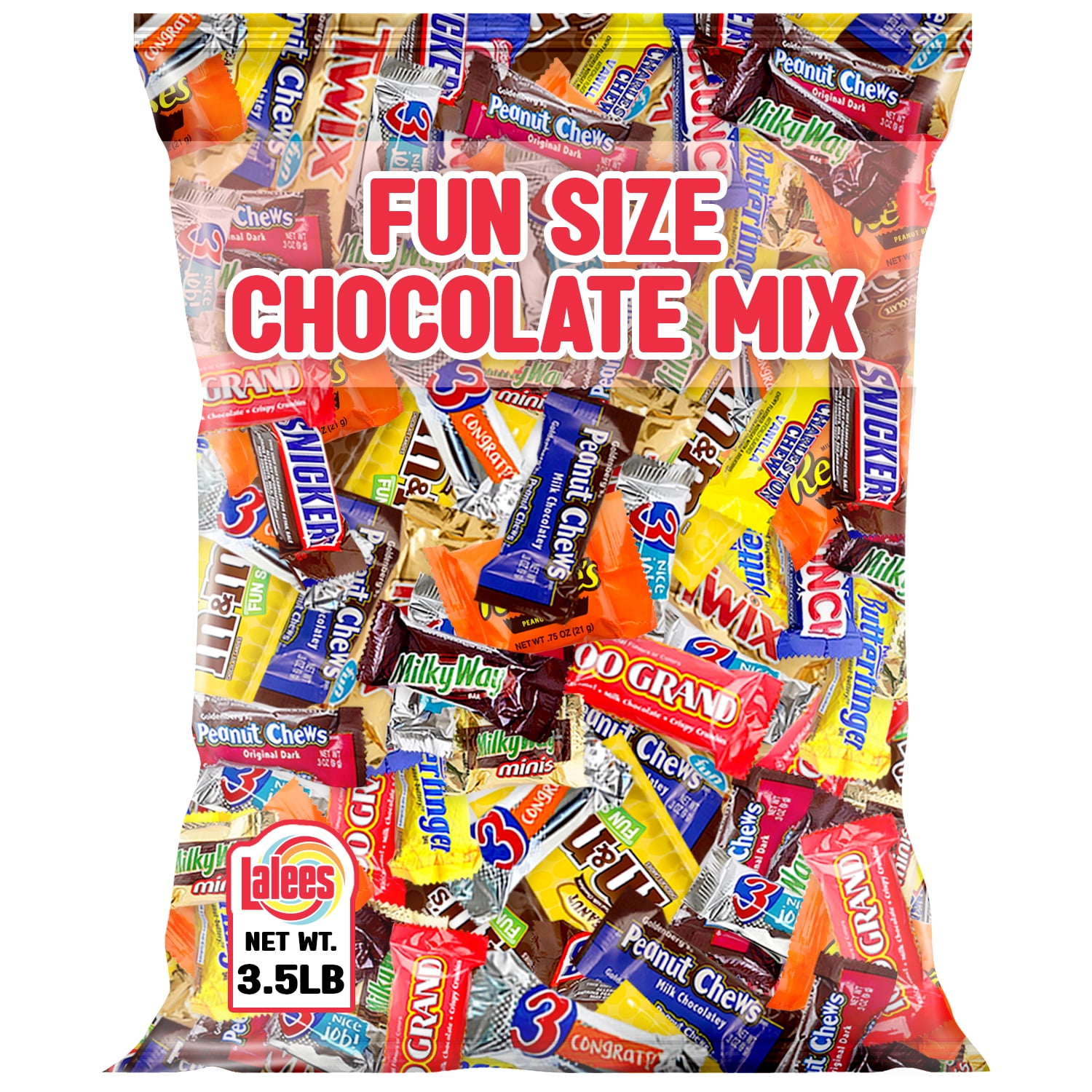 Buy Chocolate Candy Mix Assorted Candies 3.5 Pounds Bulk Fun Size