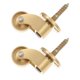 thumbnail image 1 of Furniture Casters 2Pcs Brass Universal Casters 360 Degree Rotation Load Bearing Capacity for DIY Enthusiasts, 1 of 3