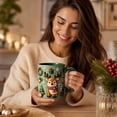 thumbnail image 7 of Trovenix Reindeer Coffee Mug 2D Ceramic Christmas Cup, Hot Cocoa Milk Tea Drinking Mug for Home Office, Festive Holiday Gift for Family, 7 of 7
