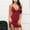 Red, variant on hoksml Sexy Womens Sleepwear on Clearance! Solid Chemise Lace Nightgowns Spaghetti Strap Lingerie Dress for Women