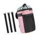 thumbnail image 5 of Bolsa para botella de agua para bicicleta, portabotellas para manillar con compartimento de malla para ciclismo Rosa, 5 of 9