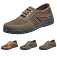 thumbnail image 4 of XIMIN Mens Leather Shoes Ankle Boots Slip On Lightweight Loafers Fashion Casual Sneakers Business Working Office Shoes Lightweight Comfortable Dress Walking Driving Shoes, 4 of 4