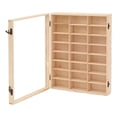 thumbnail image 2 of Milaget Wooden Toy Car Display Case Multifunctional Organizer Model Car Storage Rack 24 Grid, 2 of 9