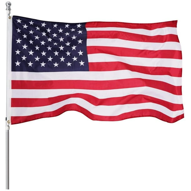 TOPFLAGS 3x5 American Flags for Outside 3' x 5' Foot USA Outdoor US