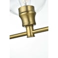 thumbnail image 6 of Living District Collier 4 Light Satin Gold And Clear Glass Wall Sconce, 6 of 8
