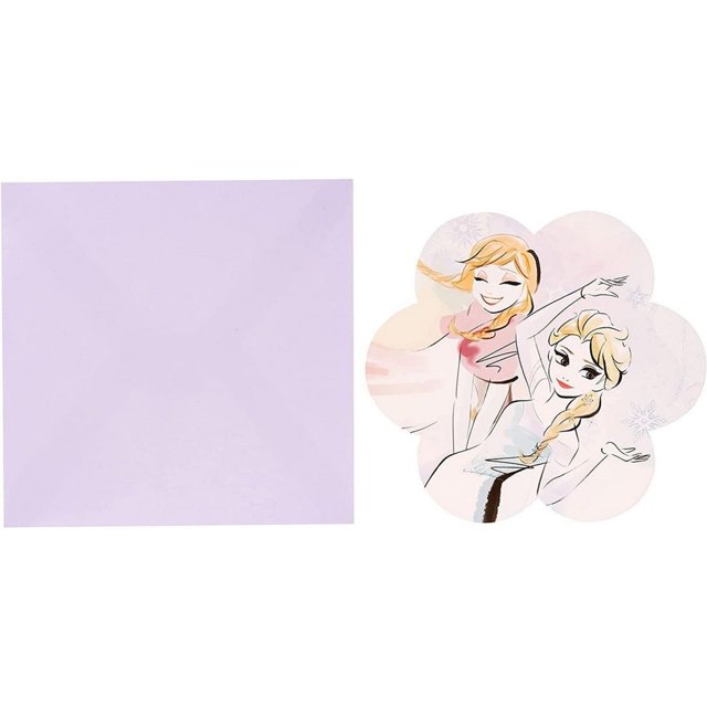 Frozen Invitations Découpées à l'Emporte-pièce (Lot de 8)