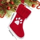 thumbnail image 3 of Knitted Hosiery Wool Hosiery Embroidered Paw Children's Candy Gift Bag Christmas Stocking Gift Bag, 3 of 8