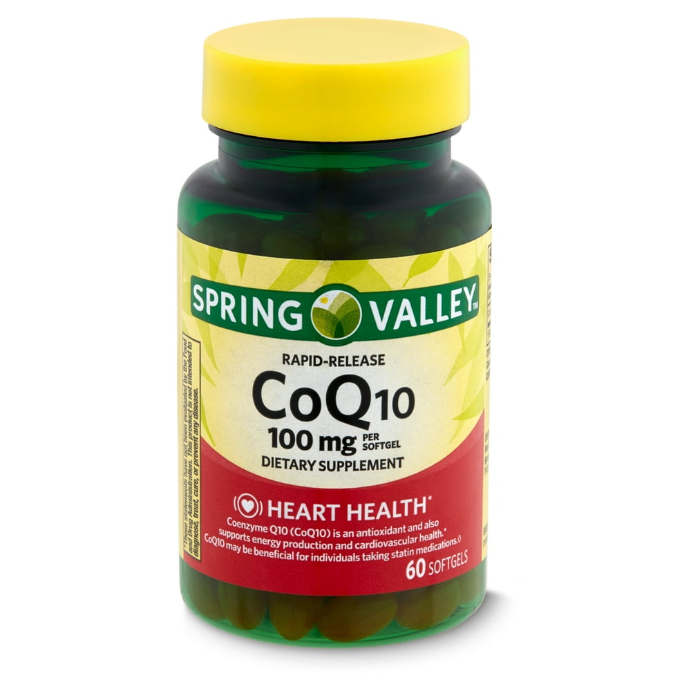 Spring Valley RapidRelease Dietary Supplement, 100 mg, 60 count