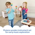 thumbnail image 5 of Melissa & Doug Band-in-a-Box Clap! Clang! Tap! 10-Piece Musical Set, Toddler Toys, 5 of 11