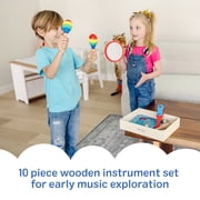 Melissa & Doug Band-in-a-Box Clap! Clang! Tap! 10-Piece Musical Set, Toddler Toys