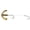 Gold, variant on Northland Tackle BFBH2-GR Butterfly Blade Harness1/Cd Snell Butterfly Blade Harness, Gold Shiner, 60"