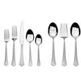 thumbnail image 3 of International Silver Carpi Frost 51-Piece Stainless Steel Flatware Set, Serving Utensils, Extra Teaspoons, Service for 8, 3 of 4