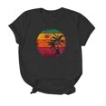 thumbnail image 3 of Camiseta suelta con estampado elegante para mujer Blusa de manga corta con cuello redondo Tops casuales OAVQHLG3B Store lin121212, 3 of 4