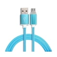thumbnail image 1 of Câble de Charge Rapide Micro USB 1/2/3M pour Samsung Android-Bleu 1 Mètre, 1 of 5