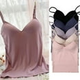 thumbnail image 1 of MesaSe Camisole pour Femmes avec Soutien-Gorge Intégré Rembourré Bretelles Réglables Débardeurs, 1 of 2