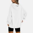 thumbnail image 3 of ylioge S-5X Plus Size Hoodies for Women with Front Pocket Fleece Lined Sweatshirts Womens Casual Solid Color Pullover Athletic Workout Hoodie Tops, 3 of 7