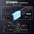 thumbnail image 3 of Jasion EB6 Electric Bike for Adults, 1200W Peak Motor Folding Ebike with 48V Removable Built-in Battery, Up to 25 MPH, 20" Fat Tire Foldable Electric Bicycle, UL 2849, 3 of 9