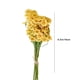 thumbnail image 3 of Flores de manzanilla artificial - manojo de 6 ramas, blanco amarillo azul, decoración plástica para el hogar, 14 cm, 3 of 6