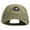 Khaki, variant on U.S. Army 9th Infantry Division Embroidered Washed Solid Pigment Dyed Cotton Twill Brass Buckle Cap - Olive OSFM