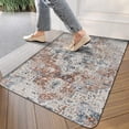 thumbnail image 3 of Bohemian Light Blue Carpet Pattern Linen National Design Farmhouse Door Mat 30 X 17 Inch Welcome Doormat Indoor Outdoor Entrance Floor Mat Non Slip Spring Summer Decor Rubber Mats, 3 of 6