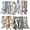 16pcs-b, variant on Multifunctional Fashion Accessories Set, 24-Count Skinny Silk-Like Scarves, Printed Ribbon Accessories for Handbag, Neck & Wrist, Fade-Proof