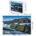 thumbnail image 2 of Mountain Puzzle 1000 Pieces Jigsaw Puzzles for Adults,Medium Difficulty Fun Jigsaw Puzzles, 30"x20" Premium Jigsaw Wooden Puzzle for Family Party Holiday - Each Piece is Unique, 2 of 8