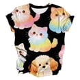 thumbnail image 4 of MEICHEN Spring Cute Animal Print Casual and Comfortable Women's Blouse Summer T Shirts for Women, 4 of 4