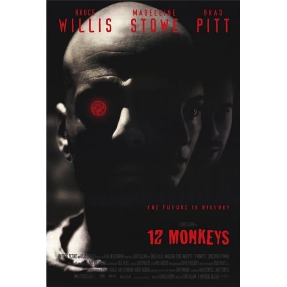 12 Monkeys Movie Poster - 27 x 40 in.