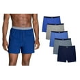 thumbnail image 4 of Fruit of the Loom Men's Soft Stretch Knit Boxer 5 Pack, 4 of 5