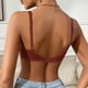 thumbnail image 5 of Mujeres de Color Sólido Cuatro Filas Ajustable Inalámbrico Sujetador Levantamiento Reunión Plegable Sagging para el Uso Diario, Ropa Interior de Nylon Cómoda, 5 of 6