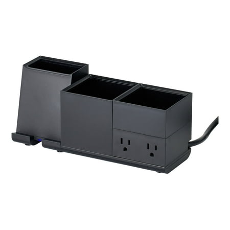 Bostitch Office Konect - Desk organizer set - 3 pieces - black