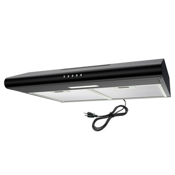 Under Cabinet Range Hood 30 inch, 3 Speed Exhaust Fan, Ducted and Ductless Convertible,TF2575A-AC-I1