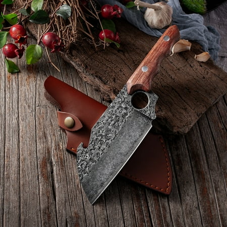 

Livesture Slaughtering Fish And Cutting Meat With A Ring Knife Sheathed